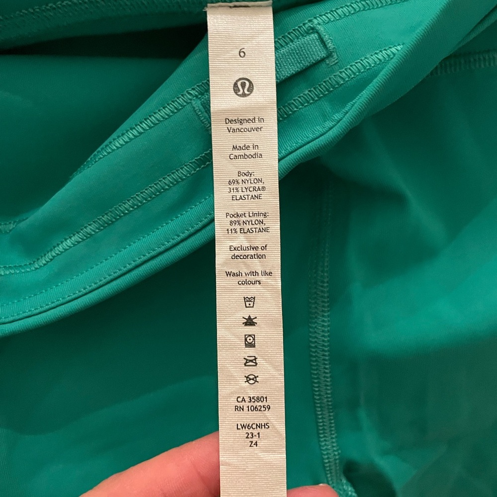 lululemon athletica Teal Leggings